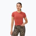 Tricou de yoga pentru femei Sweaty Betty Athlete Crop Seamless Workout terrazzo red