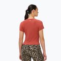 Tricou de yoga pentru femei Sweaty Betty Athlete Crop Seamless Workout terrazzo red 3
