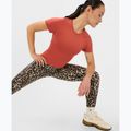 Tricou de yoga pentru femei Sweaty Betty Athlete Crop Seamless Workout terrazzo red 4