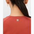 Tricou de yoga pentru femei Sweaty Betty Athlete Crop Seamless Workout terrazzo red 5