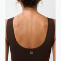 Sutien de antrenament Sweaty Betty Stamina Seamless Scoop espresso brown 4