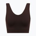 Sutien de antrenament Sweaty Betty Stamina Seamless Scoop espresso brown 5
