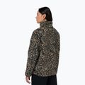 Bluză pentru femei Sweaty Betty Plush Contrast Zip Up Fleece brown ink leopard print 3