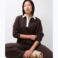Bluză pentru femei Sweaty Betty Revive Rugby espresso brown 4