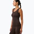 Tricou de yoga pentru femei Sweaty Betty Seamless Ruched Tank espresso brown 3