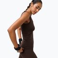 Tricou de yoga pentru femei Sweaty Betty Seamless Ruched Tank espresso brown 4