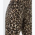 Colanți de antrenament pentru femei Sweaty Betty Power Piping Workout 7/8 brown ink leopard print 6