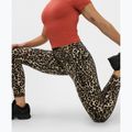 Colanți de antrenament pentru femei Sweaty Betty Power Piping Workout 7/8 brown ink leopard print 7