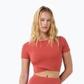 Tricou de yoga pentru femei Sweaty Betty All Day Wrap terrazzo red