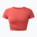 Tricou de yoga pentru femei Sweaty Betty All Day Wrap terrazzo red 6