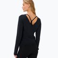 Longsleeve pentru femei Sweaty Betty Soft Flow Studio Wear Your Way black 5