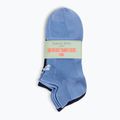 Șosete pentru femei Sweaty Betty Lightweight Trainer 3 pary fadedblue frenchnavy crea 2