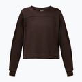 Bluză pentru femei Sweaty Betty After Class Yoke Crop espresso brown 6