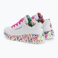 SKECHERS Uno Lite Lovely Luv alb/multi adidași pentru copii 3