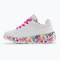 SKECHERS Uno Lite Lovely Luv alb/multi adidași pentru copii 10