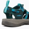 Sandale de trekking pentru femei Keen Whisper Sea Moss albastre 1027362 9