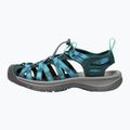 Sandale de trekking pentru femei Keen Whisper Sea Moss albastre 1027362 12