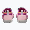 Sandale de trekking pentru copii Keen Seacamp II CNX roz-colorate 1027421 12