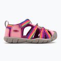 Sandale de trekking pentru copii Keen Seacamp II CNX roz-colorate 1027421 2