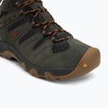 Încălțăminte de trekking pentru bărbați KEEN Headout Mid Waterproof black olive/fossil orange 7
