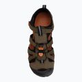 Sandale pentru juniori KEEN Seacamp II CNX dark olive/gold flame 5
