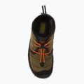 KEEN Howser II Chukka WP cizme pentru copii dark olive/gold flame 5