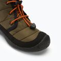 KEEN Howser II Chukka WP cizme pentru copii dark olive/gold flame 7