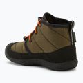Cizme pentru copii KEEN Howser II Chukka WP dark olive/gold flame 3