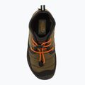 Cizme pentru copii KEEN Howser II Chukka WP dark olive/gold flame 5