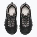 Încălțăminte de trekking pentru copii KEEN Targhee IV Low Waterproof black/steel grey 6