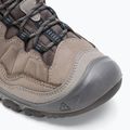 Încălțăminte de trekking pentru bărbați KEEN Targhee IV Mid WP steel grey/coronet blue 7