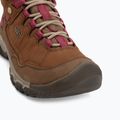 Încălțăminte de trekking pentru femei KEEN Targhee IV Mid Wp bison/beaujolais 7