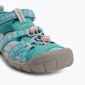 Sandale pentru juniori KEEN Seacamp II CNX bright aqua/giggle pink 7