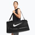 Geantă de antrenament Nike Brasilia 9.5 black/black/white 8
