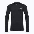 Longsleeve de antrenament pentru bărbați Under Armour CG Armour Fitted Crew black/white