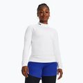 Longsleeve de antrenament pentru femei Under Armour Authentics CG Mockneck white/black