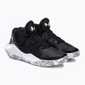 Încălțăminte de baschet pentru copii Under Armour GS Jet '21 001 negru-albă UAR-3024794001-001-4.5 5