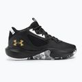 Under Armour Lockdown 6 pantofi de baschet negru/negru/aur metalic 2