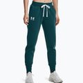 Pantaloni de trening pentru bărbați Under Armour Rival Fleece Joggers 716 verde 1356416-716 pentru bărbați 1356416-716