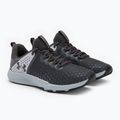 Under Armour Charged Engage 2 pantofi de antrenament pentru bărbați negru și alb 3025527 4