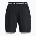 Pantaloni scurți de antrenament 2 în 1 pentru bărbați Under Armour UA Vanish Woven Sts negru 1373764 2