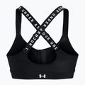 Under Armour Infinity Infinity High Bra Sutien fitness cu fermoar negru 1373860 2