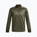 Under Armour Armour Fleece Fleece 1/4 Zip tricou de antrenament pentru bărbați verde 1373358 2