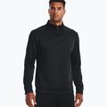 Tricou de antrenament pentru bărbați Under Armour Armour Fleece 1/4 Zip negru 1373358-001