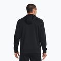 Bluză pentru bărbați Under Armour Fleece FZ Hoodie black/black 3