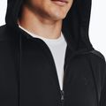 Bluză pentru bărbați Under Armour Fleece FZ Hoodie black/black 4
