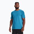 Tricou de antrenament pentru bărbați Under Armour UA Rush Seamless Geosport SS albastru 1370441