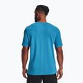 Tricou de antrenament pentru bărbați Under Armour UA Rush Seamless Geosport SS albastru 1370441 2