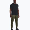 Pantaloni de antrenament pentru bărbați Under Armour Armour Fleece Joggers verde 1373362