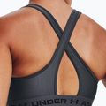 Sutien de fitness Under Armour Crossback Mid pitch gri/negru 4